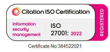 ISO 27001:2022 certified — Information Security Management, Certificate No. 384522021